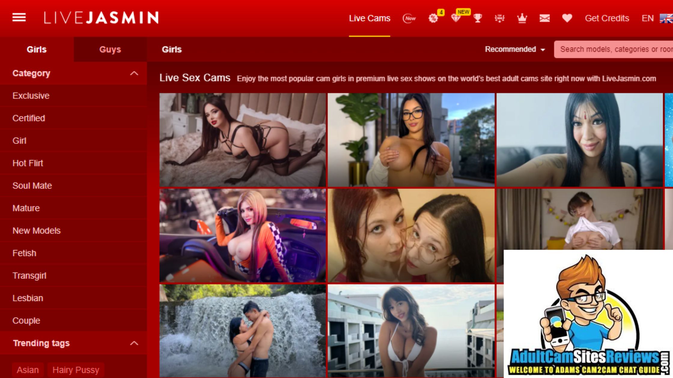 LiveJasmin - Best Platform for Premium 1 on 1 Sex Chat